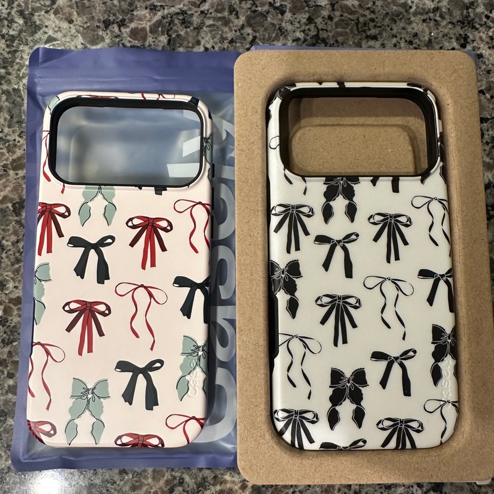 Casey 17 pro max cases (bows)